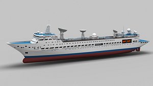 3D model Yuanwang 7 Survey Ship