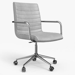 Office Chair Grey 3D model