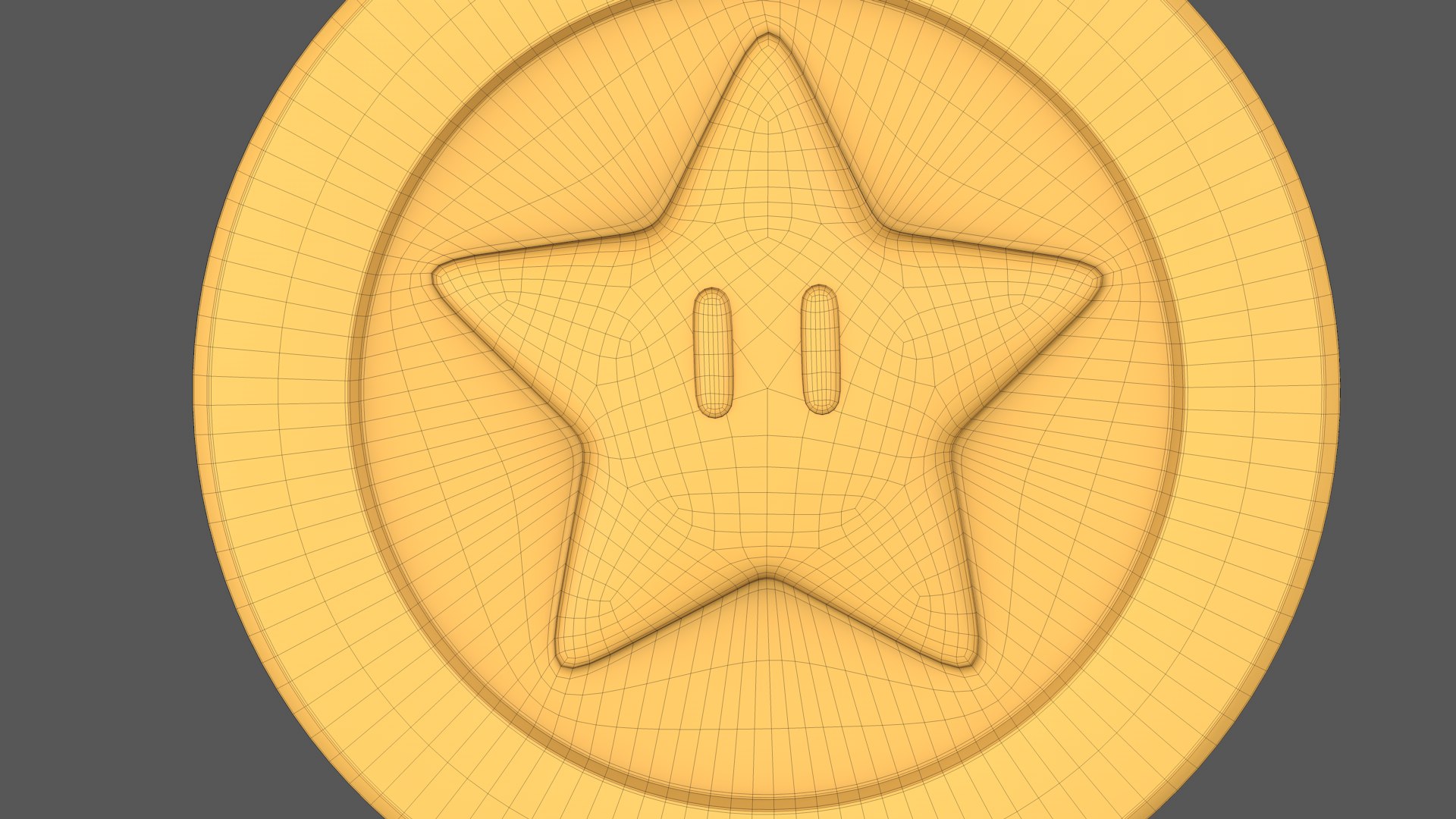 3D Model Special Gold Coin Star TurboSquid 1508740