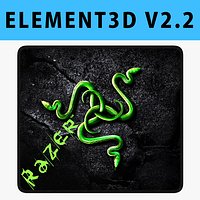 E3D - Mouse Pad 450x400 mm model