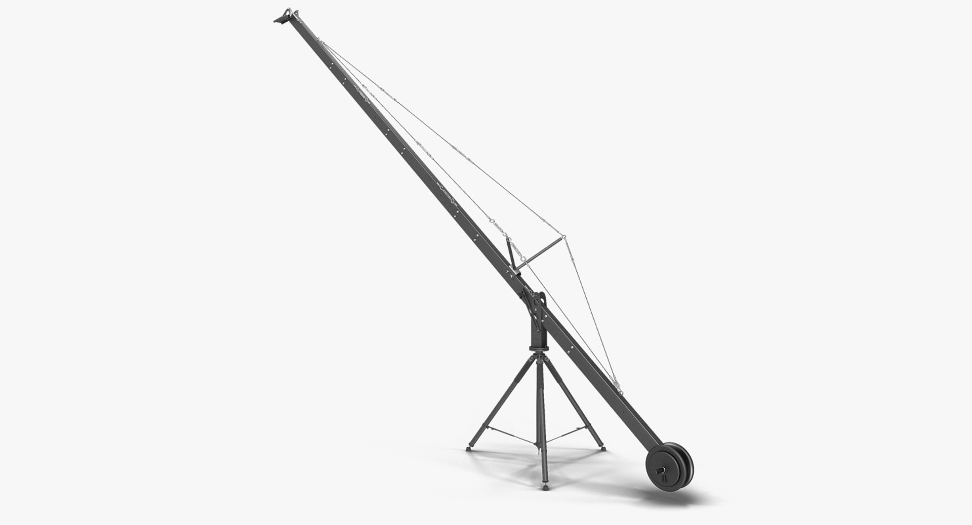 Camera Crane Rigged 3D Model 3D model preview