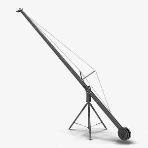 Camera Crane Rigged 3D Model