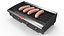 Raw Pork Sausages on Gas Grill Setup