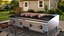 Raw Pork Sausages on Gas Grill Setup