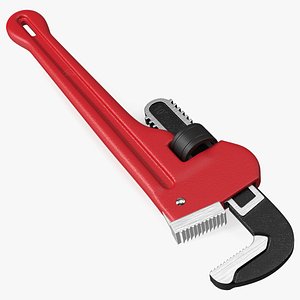 3D Straight Pipe Wrench model