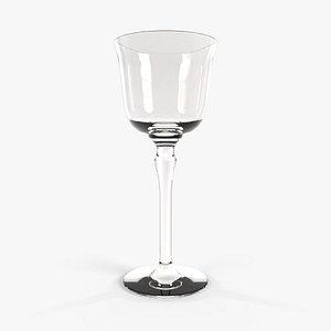 Hock Glass 3D model