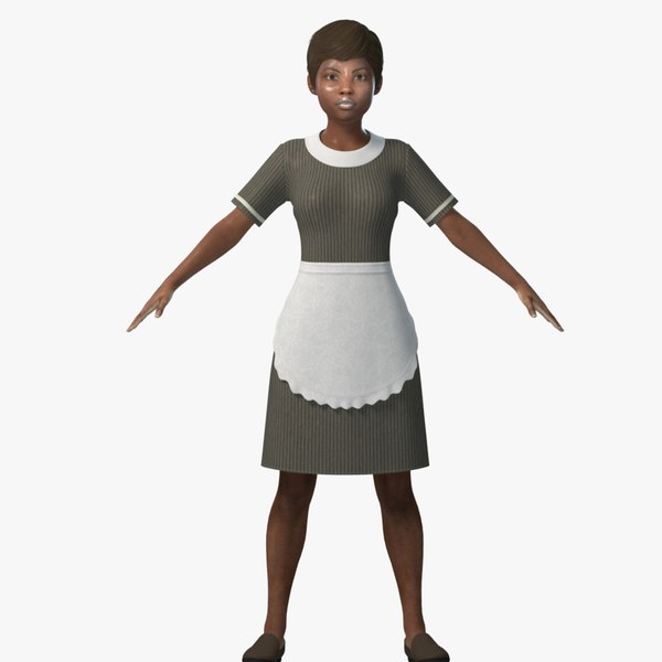 restaurant waiter 3D model