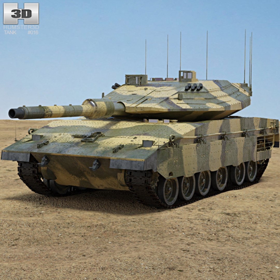 3D Merkava Mark Iv - TurboSquid 1263146
