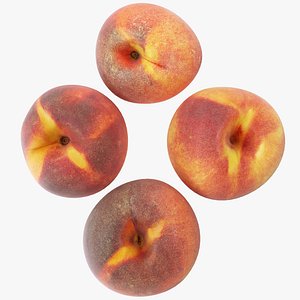 3D peaches 01-04 model