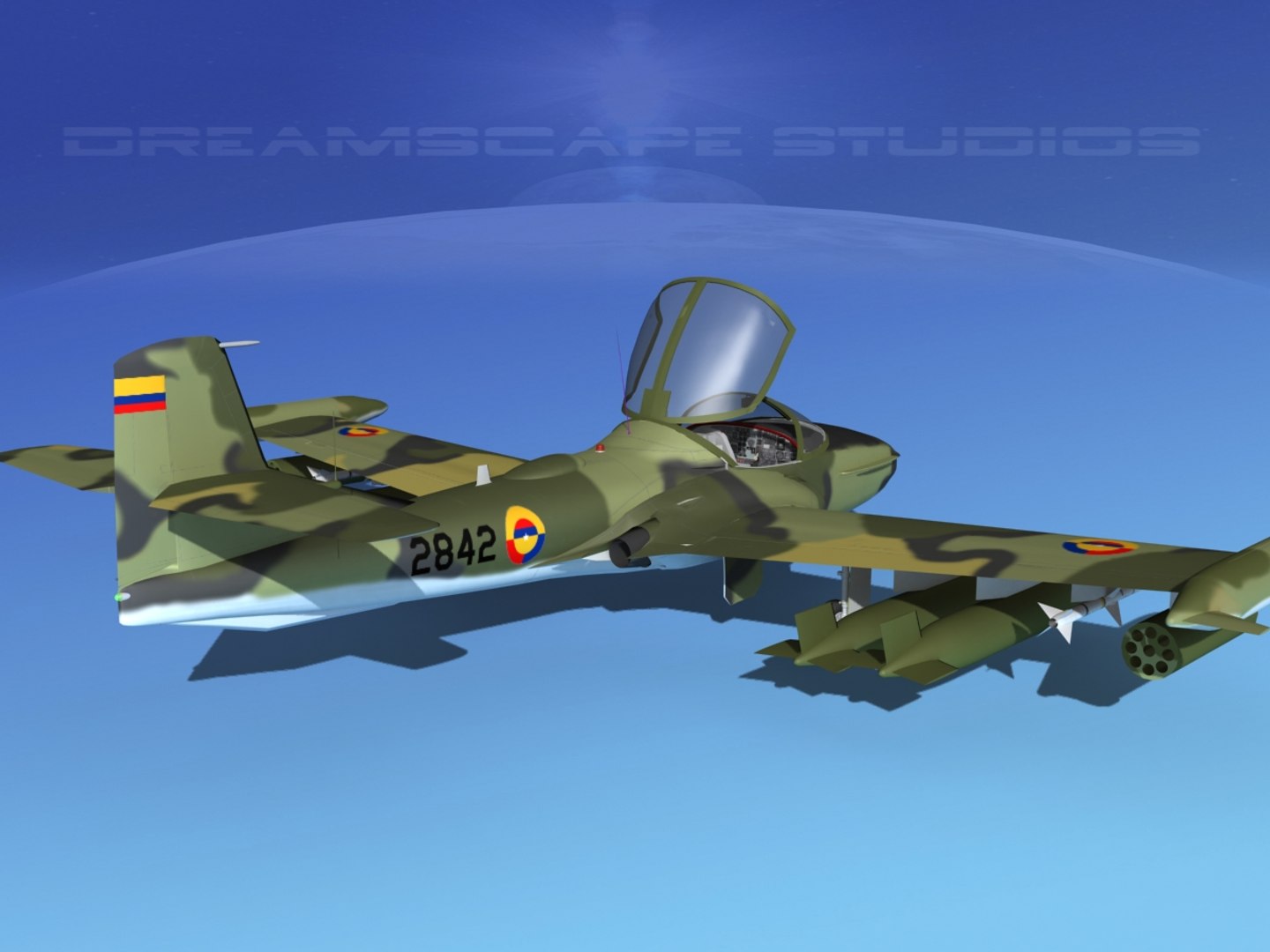 3d Model Cessna A-37 Dragonfly