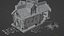 Casa Medieval Low Poly