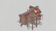 Casa Medieval Low Poly