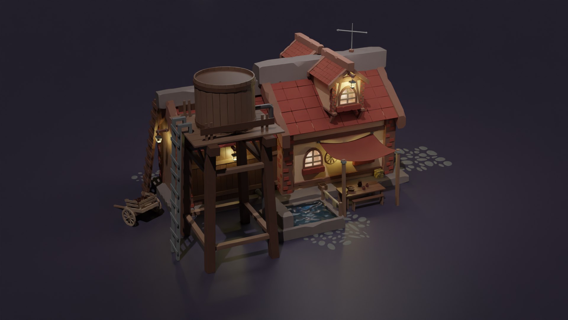 Medieval House Low Poly model https://p.turbosquid.com/ts-thumb/ur/gcxXhl/tb/house2/png/1694377424/1920x1080/fit_q87/ff1517707429cf110c1a728ac3a4e7ce9a86e887/house2.jpg