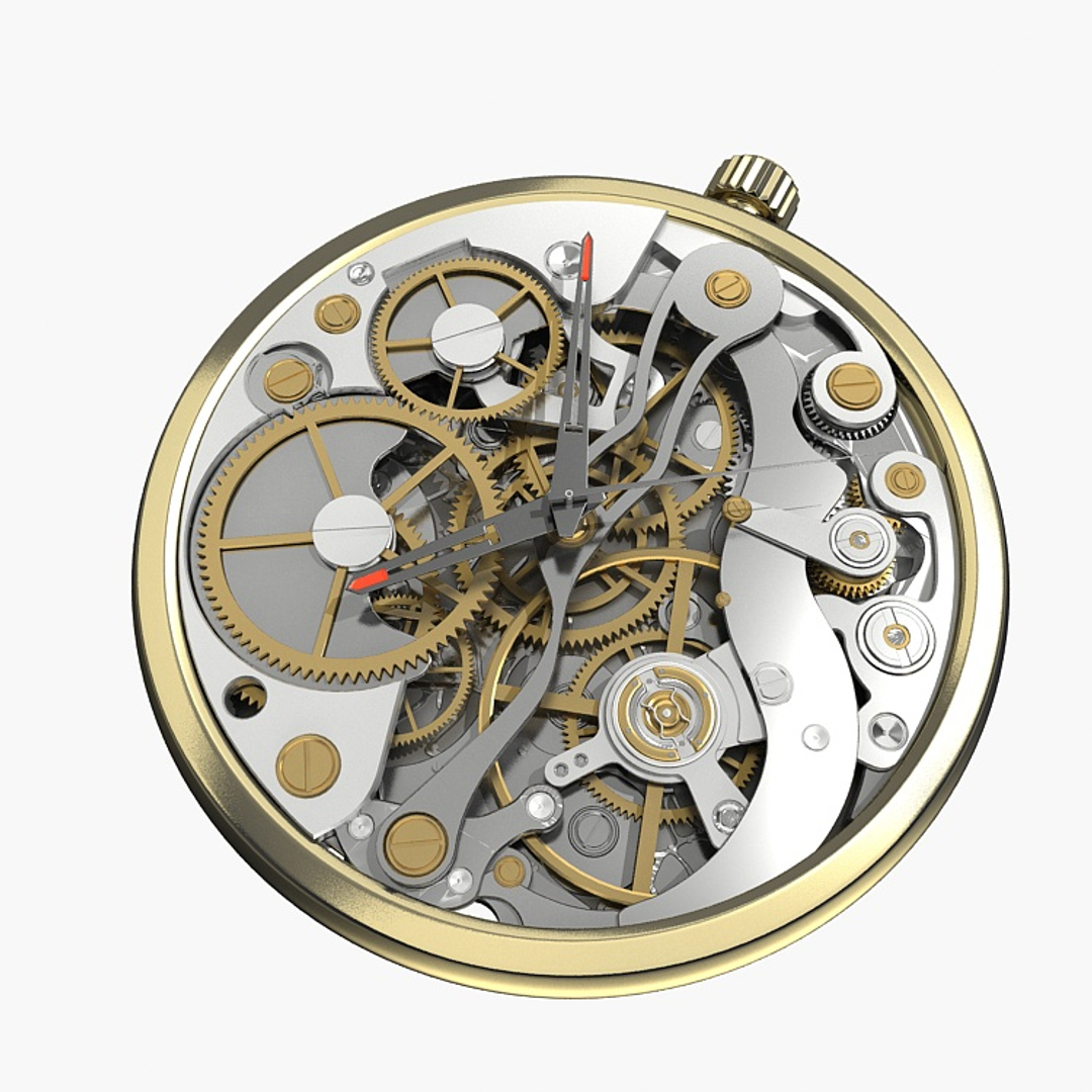 Pocket Watch Parts Labelled: The Anatomy of a Pocket Watch Movement