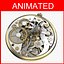 Mecanismo de reloj animado