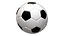 Football 3D Model Realistic Soccer Ball Game Ready Sports Asset
