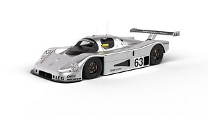 Mercedes Benz C9 1987 Sauber Racing 3d model