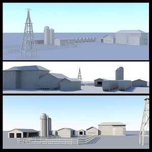 free obj model farm