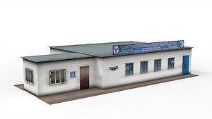 3D model Oil Terminal Office