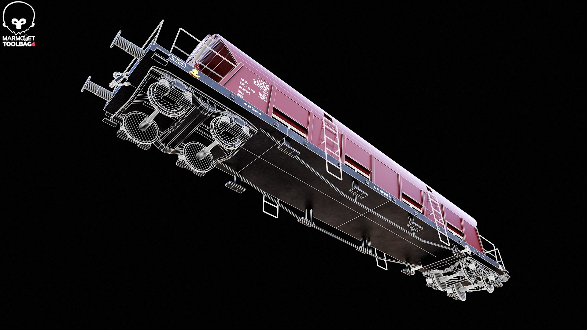 Tadds Bulk Cargo Railcar Model - TurboSquid 2240464