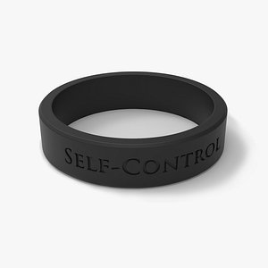 Self-Control Ring Black 3D model
