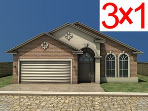 3d model tropical beach