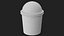 Paper Food Cup with Clear Lid for Dessert 16 Oz 450 ml Mockup