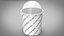 Paper Food Cup with Clear Lid for Dessert 16 Oz 450 ml Mockup