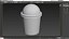 Paper Food Cup with Clear Lid for Dessert 16 Oz 450 ml Mockup
