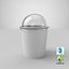 Paper Food Cup with Clear Lid for Dessert 16 Oz 450 ml Mockup