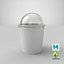 Paper Food Cup with Clear Lid for Dessert 16 Oz 450 ml Mockup
