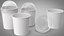 Paper Food Cup with Clear Lid for Dessert 16 Oz 450 ml Mockup