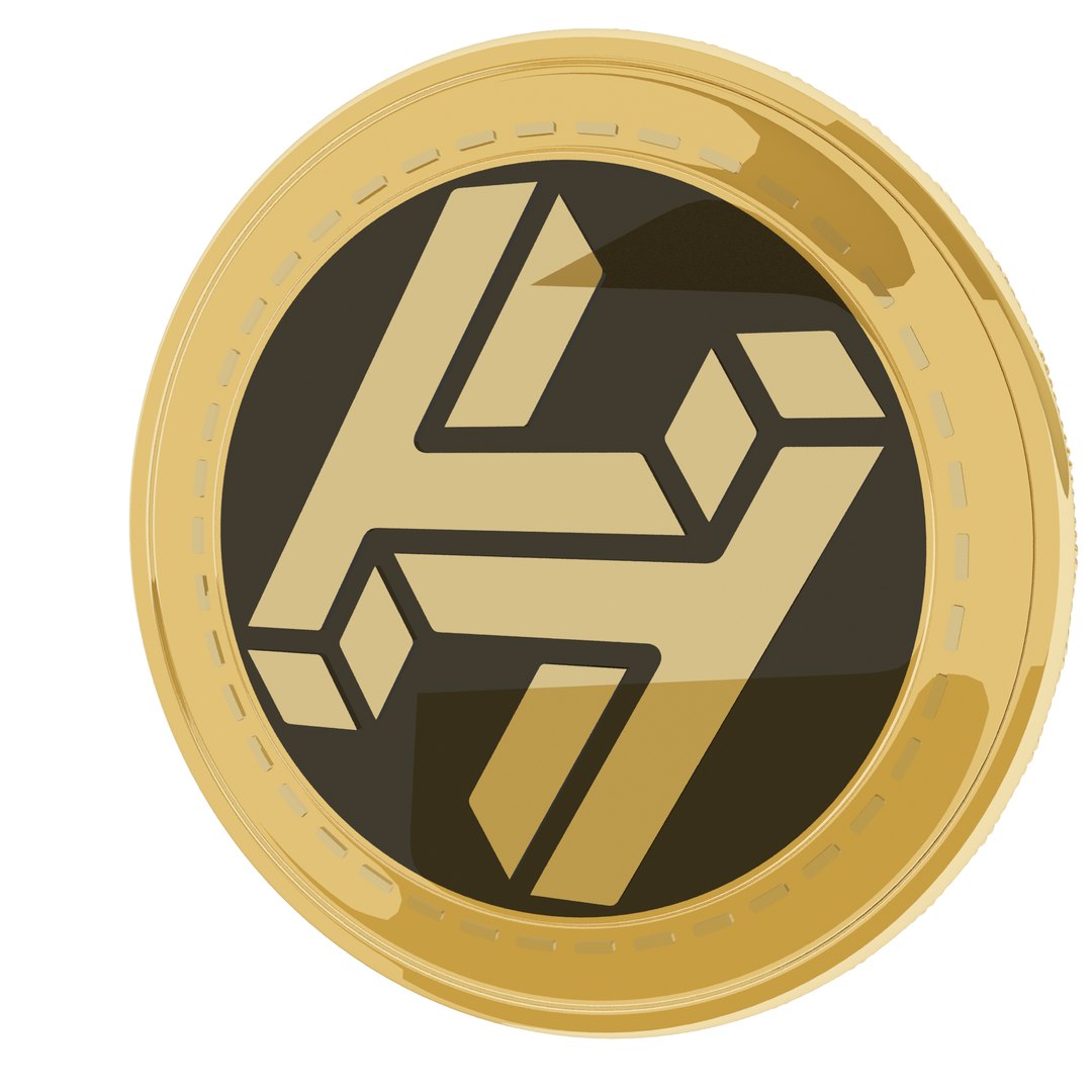 Handshake Cryptocurrency Gold Coin 3D model - TurboSquid 1856732