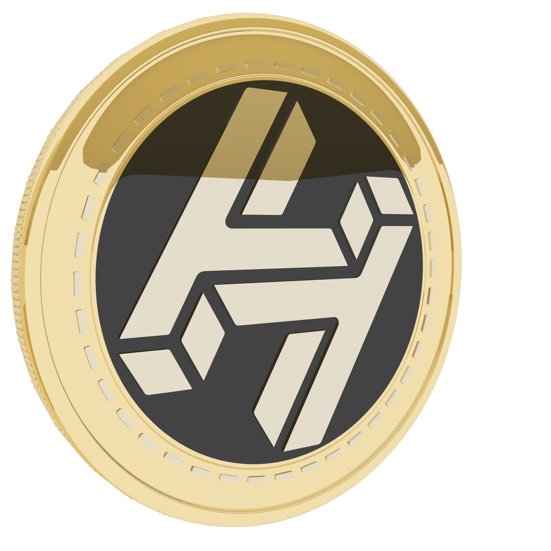 Handshake Cryptocurrency Gold Coin 3D model - TurboSquid 1856732
