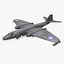 Bombardeiro Elétrico Inglês Canberra Low-Poly PBR