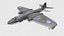 Bombardeiro Elétrico Inglês Canberra Low-Poly PBR