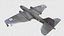 Bombardeiro Elétrico Inglês Canberra Low-Poly PBR