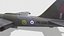 Bombardeiro Elétrico Inglês Canberra Low-Poly PBR