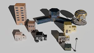Futuristic Slums model