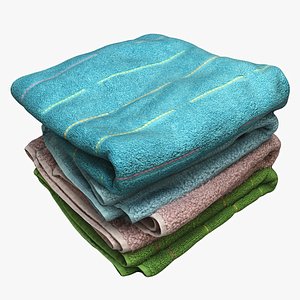 3D Clothes 268 Towels model