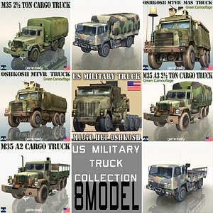 military truck 8 3d fbx