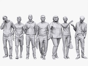 Lowpoly People Casual Pack Volume 17