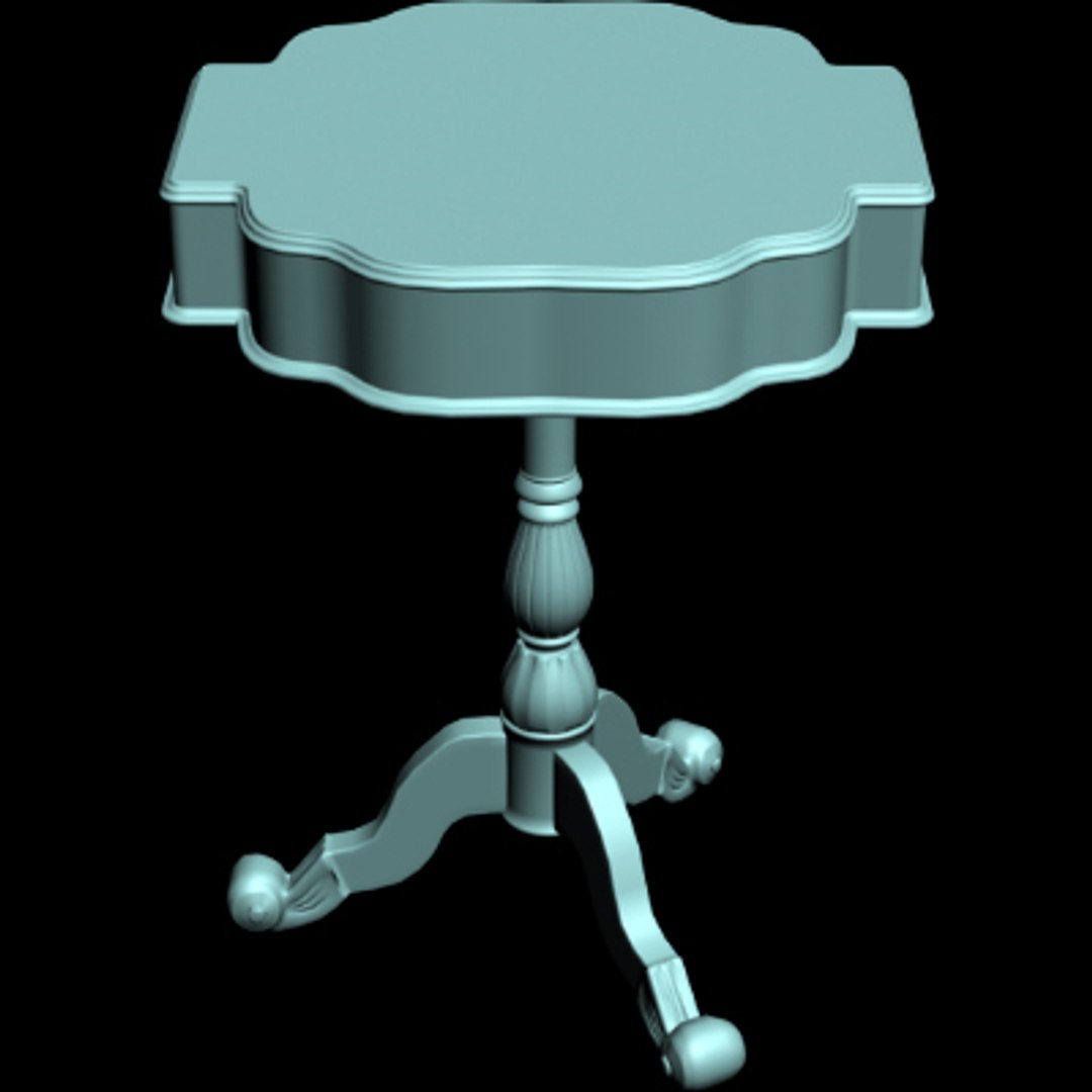3d table model