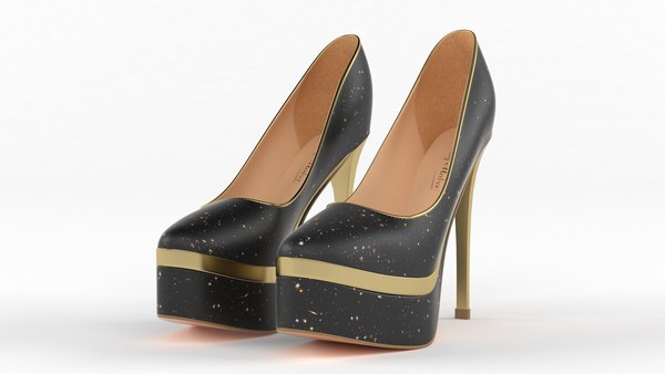 High Heels Women Shoes 3D model - TurboSquid 1808583