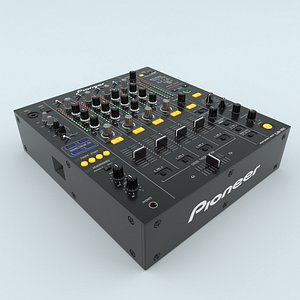 Professional DJ Mixer Pioneer DJM 850 3D model