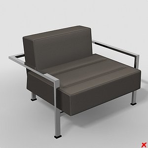 3d model armchair chair