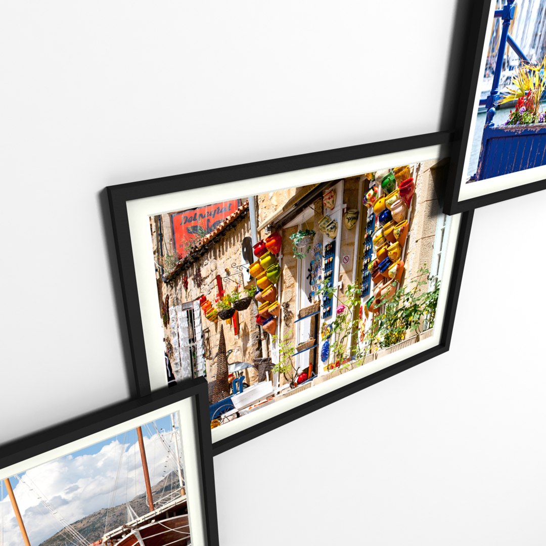 3dsmax Triple Photo Frame
