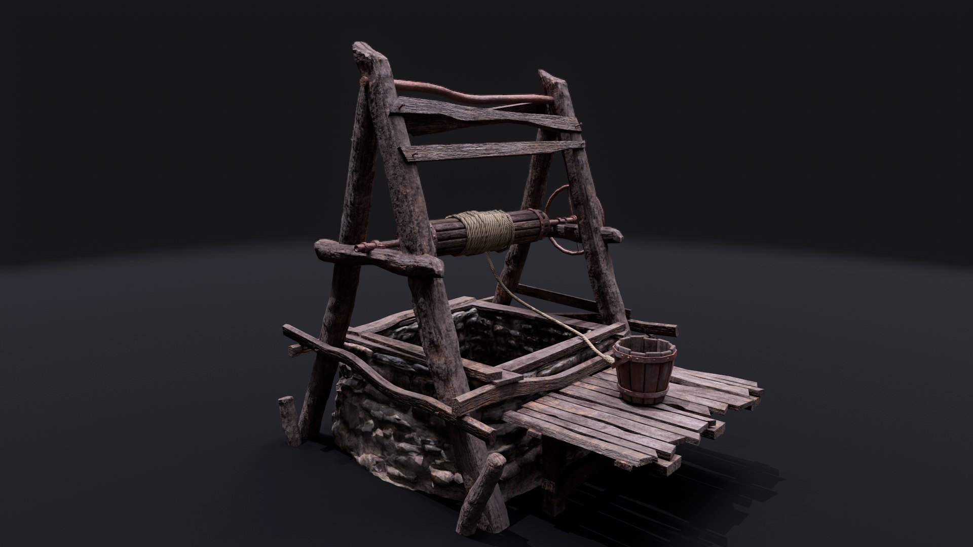 Realistic Water Well 3D model https://p.turbosquid.com/ts-thumb/us/ngj2WP/vP/5/png/1702787365/1920x1080/fit_q87/fbd1e2f6e602f6c11900c7718dbb484aa0cbc845/5.jpg