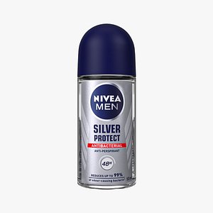 3D Nivea Men Roll On Silver Protect Deodorant