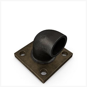3D Square Flange SteamPunk PBR